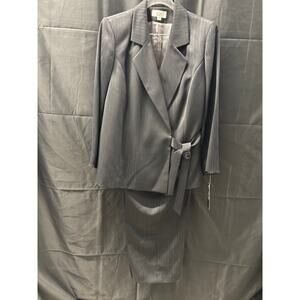 NWT Le Suit Pinstripe Suit 22W